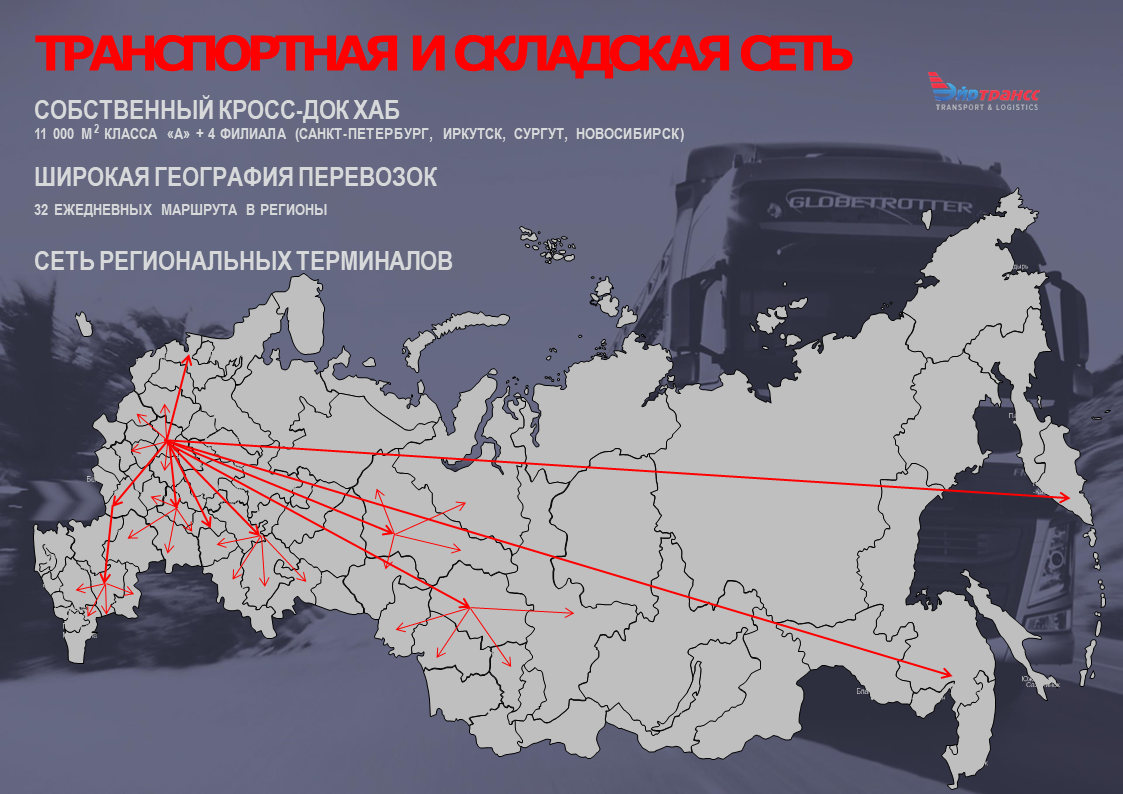 Транспортная складская сеть ЭйрТрансс