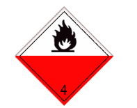 ПОДКЛАСС 4.2 — самовоспламеняющиеся вещества, которые в обычных условиях транспортирования могут самопроизвольно нагреваться и воспламеняться